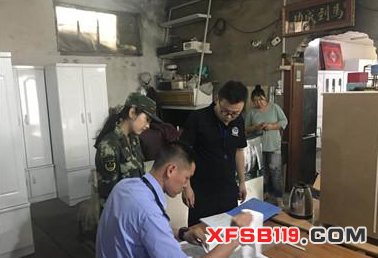 博乐消防对辖区大型商业综合体进行检查