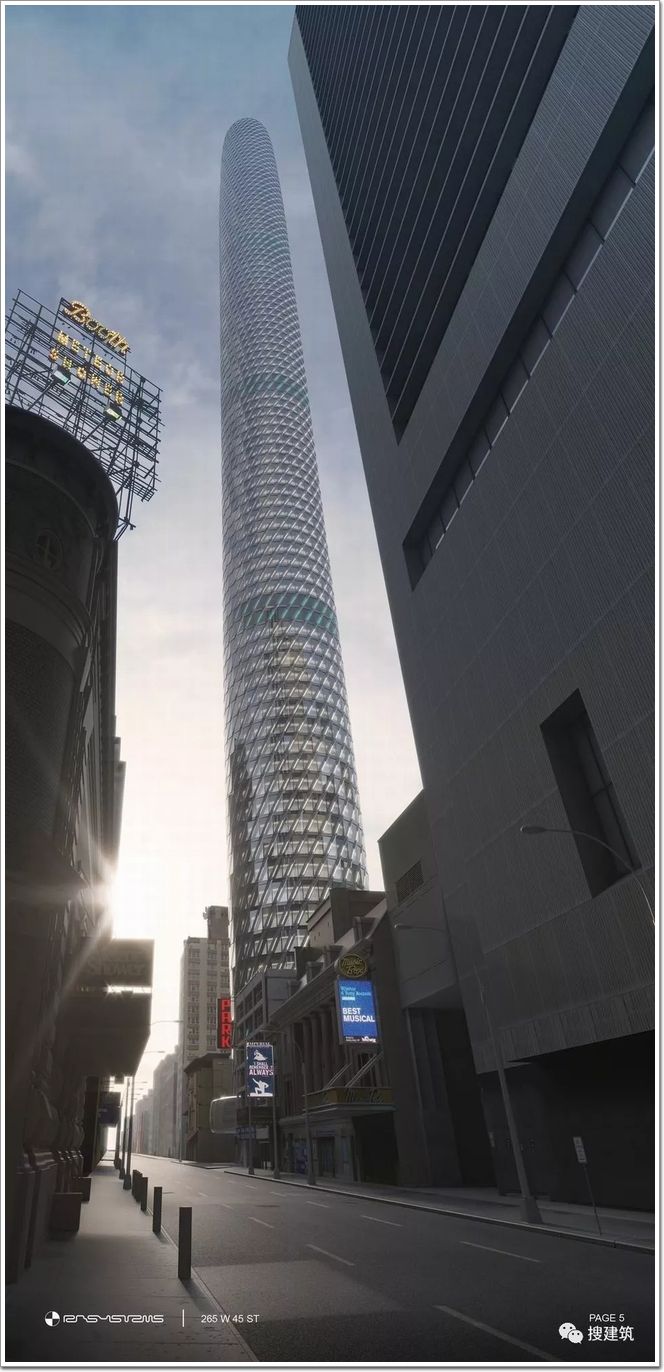 这也太疯了吧！！面宽30米，高400米“超细长”摩天大楼
