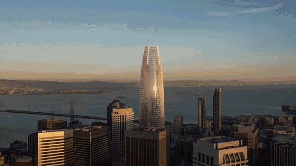 国内高楼看腻了？感受下旧金山第一高楼，融合11种交通系统！