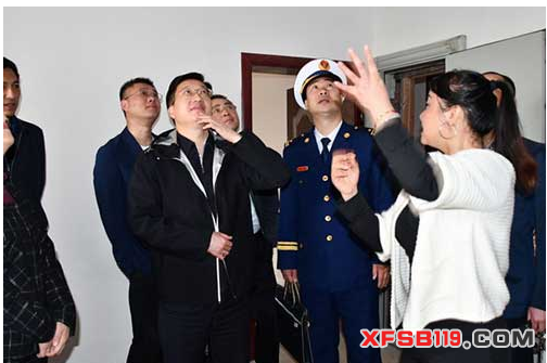 萍乡安源区康峰区长带队督导迎国检单位消防安全工作
