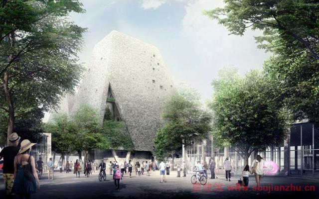 Kengo Kuma＆Associates设计新的海滨文化中心