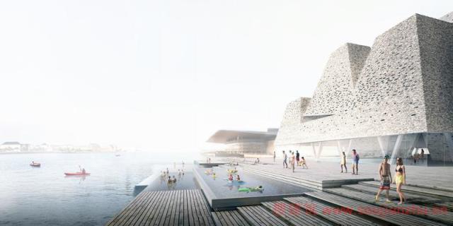 Kengo Kuma＆Associates设计新的海滨文化中心