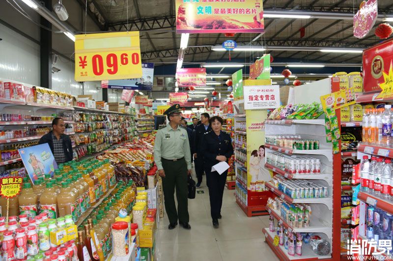 清水消防联合县安监局开展消防安全监督检查