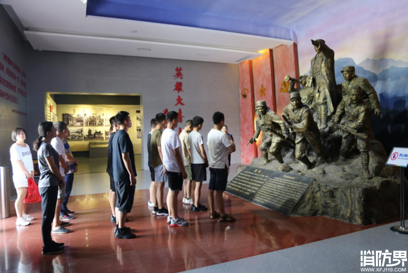 武警学院“青马骨干”八一前夕感受沂蒙精神 武警学院“青马骨干”八一前夕感受沂蒙精神