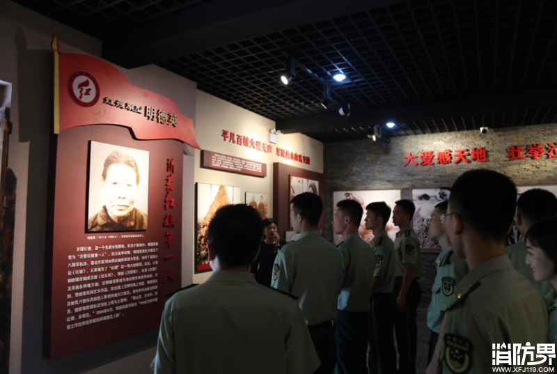 武警学院“青马骨干”八一前夕感受沂蒙精神 武警学院“青马骨干”八一前夕感受沂蒙精神
