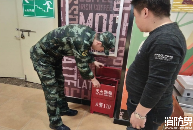 秦安消防深入商场