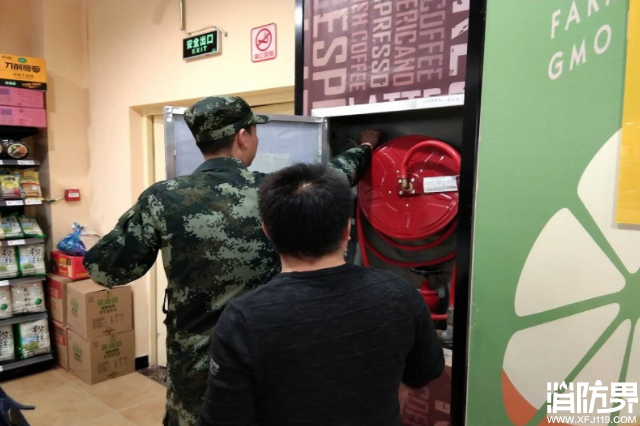 秦安消防深入商场