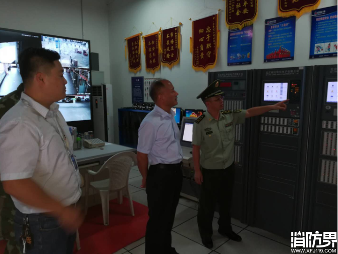 远征带队检查节前消防安全工作