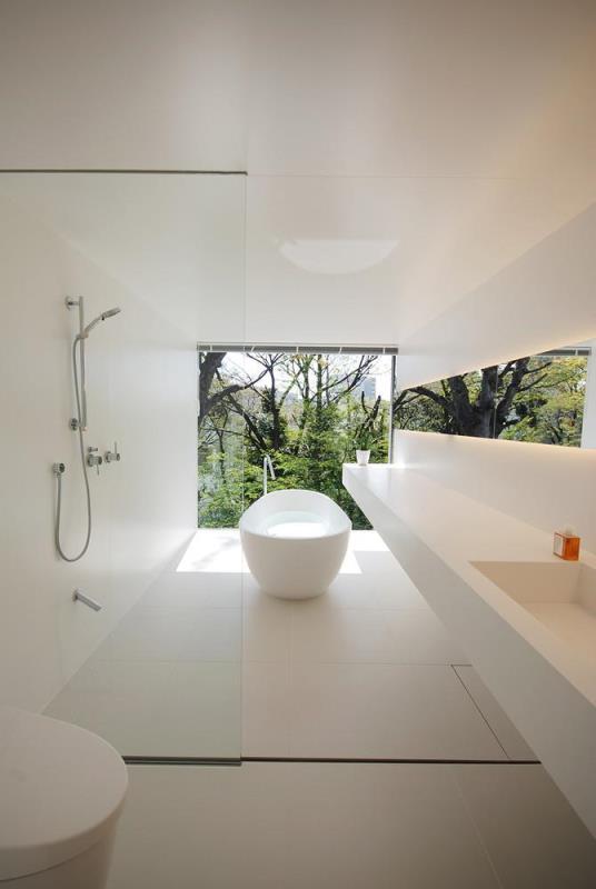 融入微风和自然的30间开放式浴室
