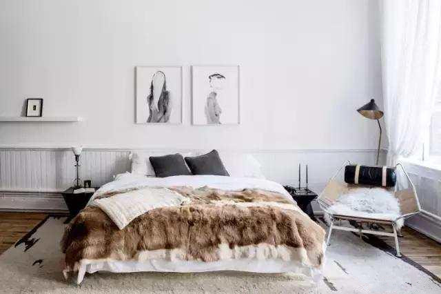 想要卧室颜值高 那就把床头背景墙利用起来！