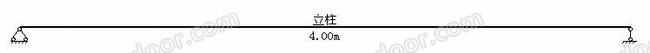 双支座铝合金立柱计算分析方法对比