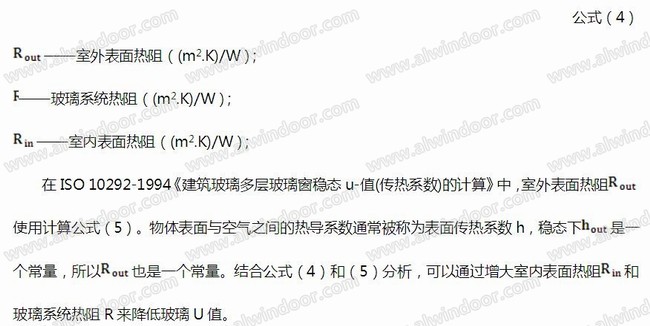 U值及SHGC值对铝门窗保温隔热性能的影响