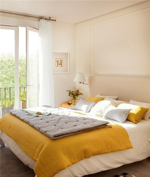 快乐的黄色装修卧室 15间将带来视觉的冲击