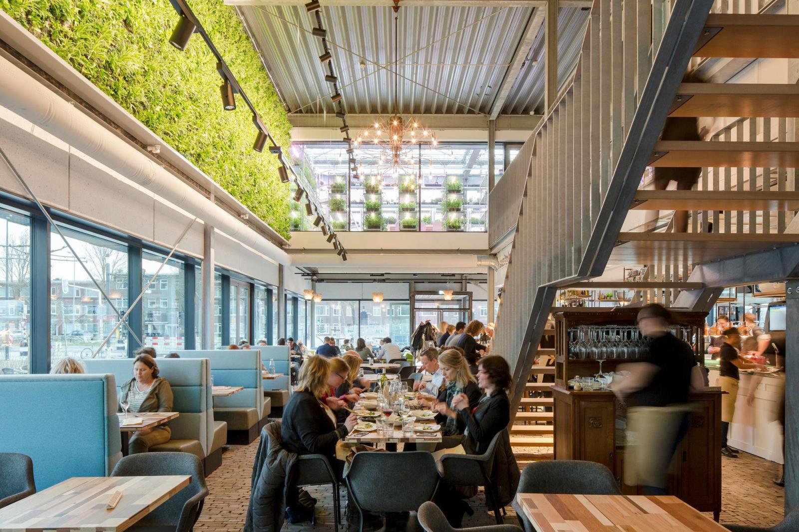 荷兰·节能绿色餐厅--architectenbureau cepezed