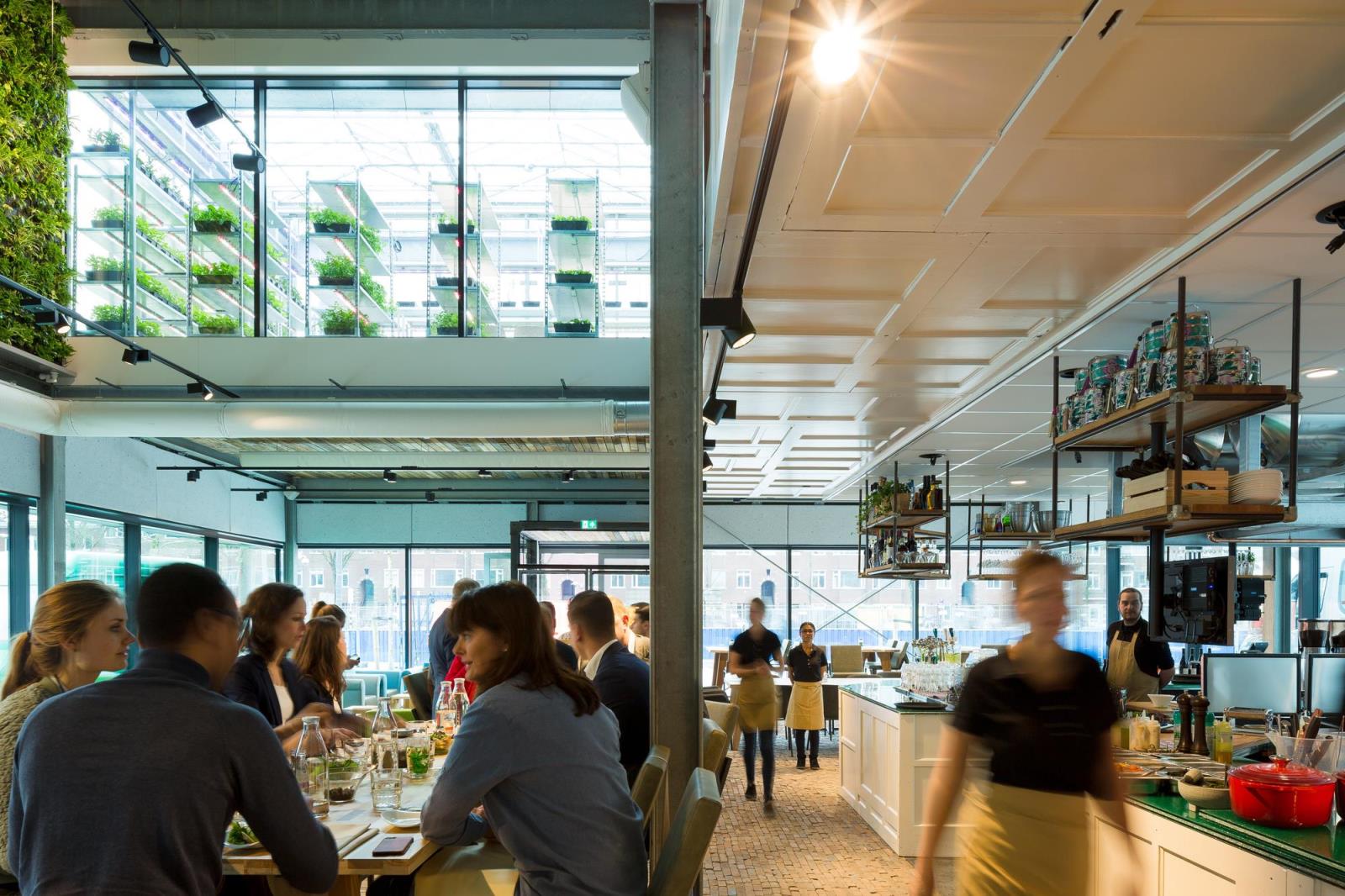 荷兰·节能绿色餐厅--architectenbureau cepezed