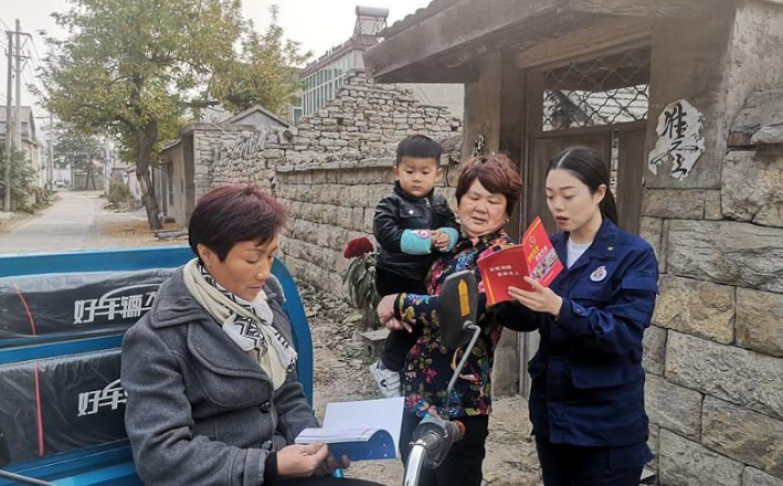 消防安全宣传进乡村 群众“零距离”学防火